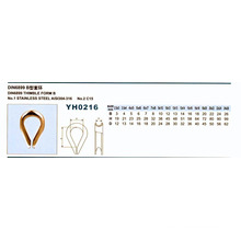 DIN6899 Thimble Form B No. 1 Stainless Steel AISI304-316 No. 2 C15